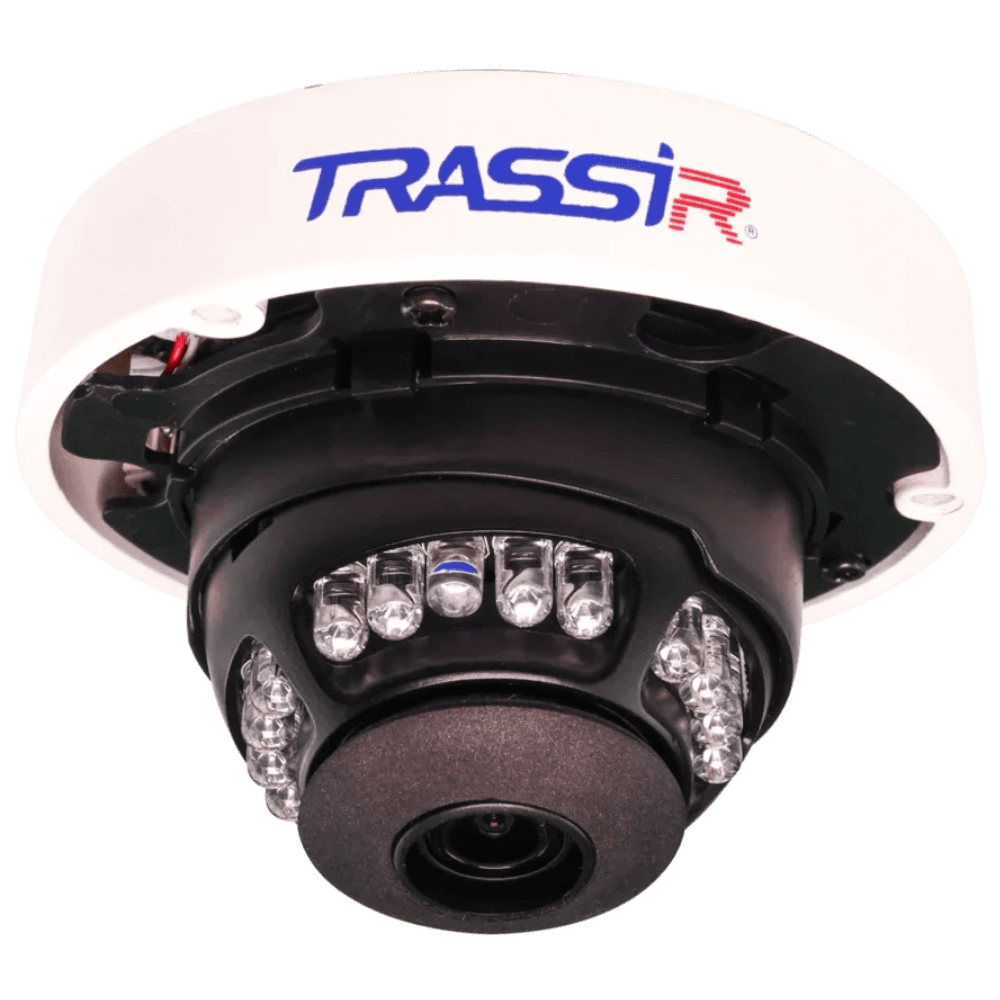 Компактная 4 Мп IP-камера TRASSIR TR-D3141IR1 (2.8 мм) с ИК-подсветкой