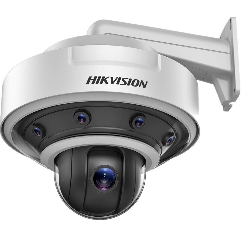 Панорамная (360°) 18 Мп IP-камера Hikvision DS-2DP1636Z-D с 8 сенсорами и PTZ-модулем x36