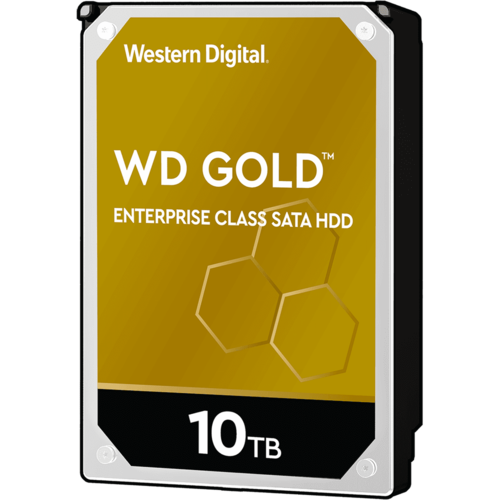 Жесткий диск 3.5" SATA3 10Тб 7200rpm 256mb WD Gold ( WD102KRYZ )