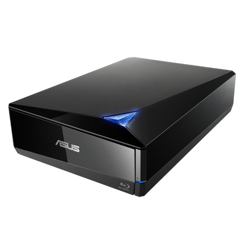 Оптический привод USB Blu-Ray ReWriter ASUS , черный, ( BW-12D1S-U/BLK/G/AS ) Retail