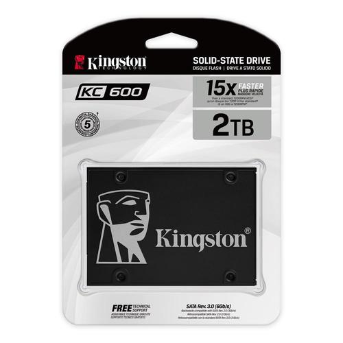 Накопитель 2.5" SSD SATA3 2048Гб Kingston KC600 Series ( SKC600/2048G )