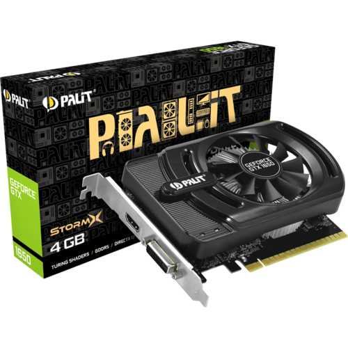 Видеокарта PCI-E Palit nVidia GeForce GTX 1650 StormX 4G 4096Mb GDDR6 ( NE51650006G1-1170F ) Ret