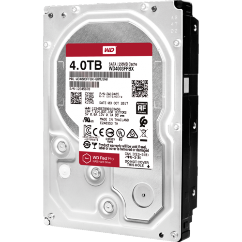Жесткий диск 3.5" 4000Gb Western Digital Red Pro (WD4003FFBX)  256Мб 7200rpm SATA3