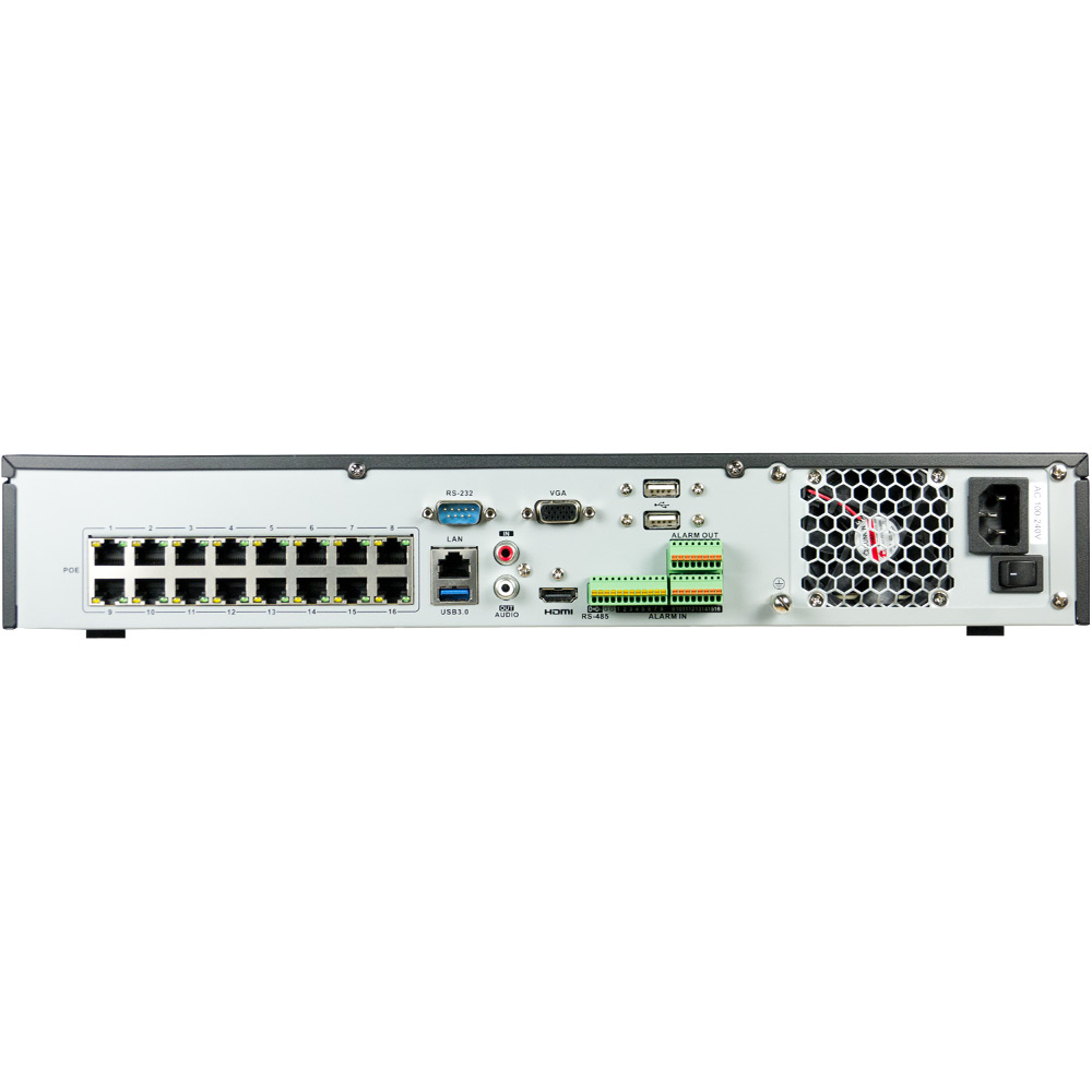 24-канальный сервер с 16 управляемыми PoE портами – TRASSIR DuoStation AnyIP 24-16P