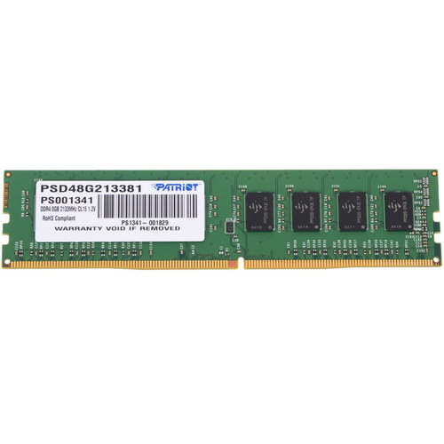 Модуль памяти DDR4 8Gb PC-17000 2133MHz Patriot ( PSD48G213381 )