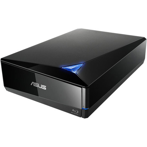Оптический привод USB Blu-Ray ReWriter ASUS , черный, ( BW-16D1H-U PRO/BLK/G/AS ) Retail