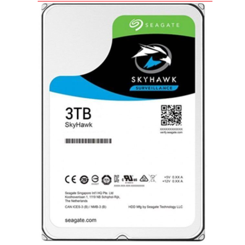 3.5" HDD 3 Тбайт Seagate SkyHawk ST3000VX009