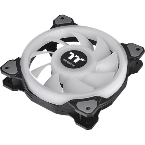 Вентилятор 120мм Thermaltake Riing Quad 12 RGB Radiator Fan TT Premium Edition (3 Pack), 500-1500rmp ( CL-F088-PL12SW-A ) Black