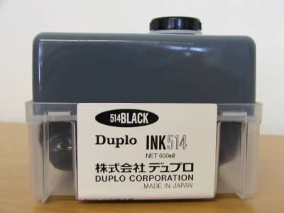 Duplo INK 514 Ink Black | 90110 оригинальная краска 600 мл, черный