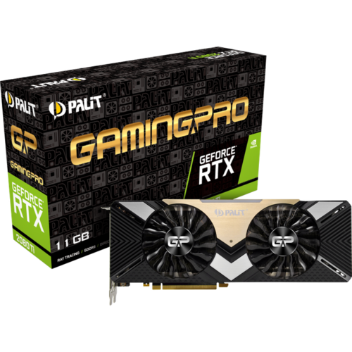 Видеокарта PCI-E Palit nVidia GeForce RTX R2080 Ti GamingPro 11G 11264Mb GDDR6 ( NE6208TS20LC-150A ) Ret
