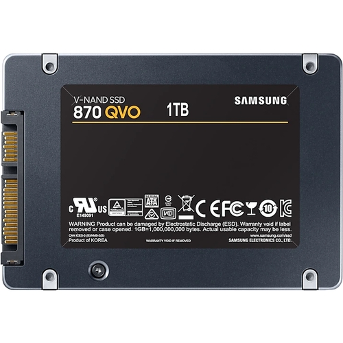 Накопитель 2.5" SSD SATA3  1Тб Samsung 870 QVO ( MZ-77Q1T0BW )