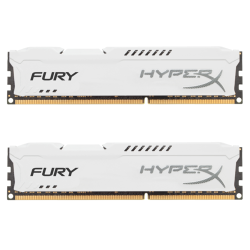 Набор памяти DDR3 1600MHz 16Gb (2x8Gb) Kingston HyperX Fury White Series ( HX316C10FWK2/16 ) Retail