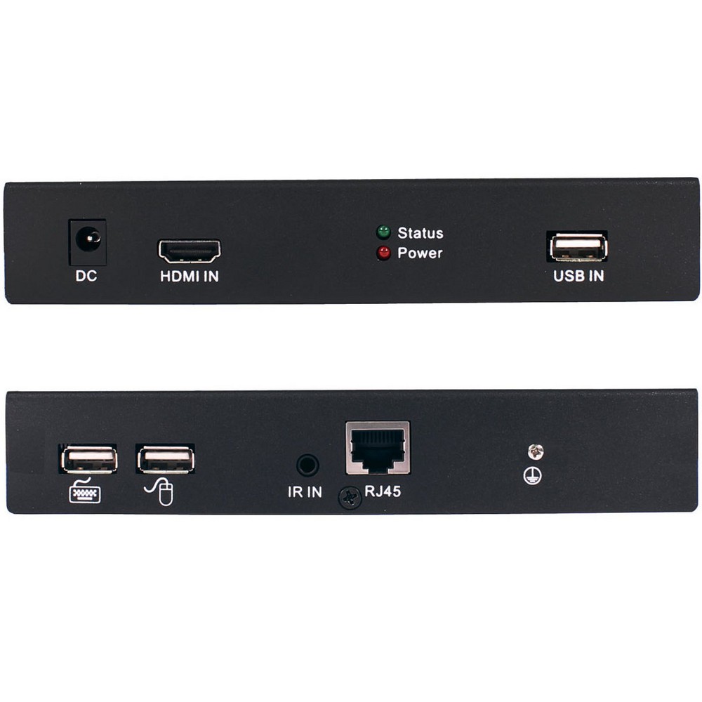 Комплект TLN-HiKM/1+RLN-HiKM/1 с поддержкой беспроводных USB, передача HDMI, ИК управление по Ethernet