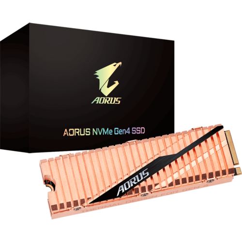 Накопитель SSD M.2 PCIe NVMe 4.0 x4 1000Гб Gigabyte AORUS ( GP-ASM2NE6100TTTD )