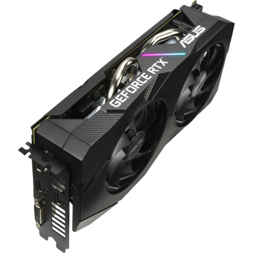 Видеокарта PCI-E ASUS nVidia GeForce RTX 2060 Dual OC EVO 6G 6144Mb GDDR6 ( Dual-RTX2060-O6G-EVO ) Ret