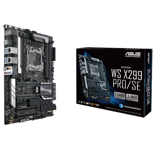 Материнская плата ASUS X299 LGA2066 DDR4 ( WS X299 PRO/SE ) ATX Ret