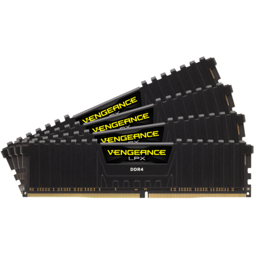 Модуль памяти DDR4 64Gb (4х16Gb) PC-19200 2400MHz Corsair ( CMK64GX4M4A2400C16 )