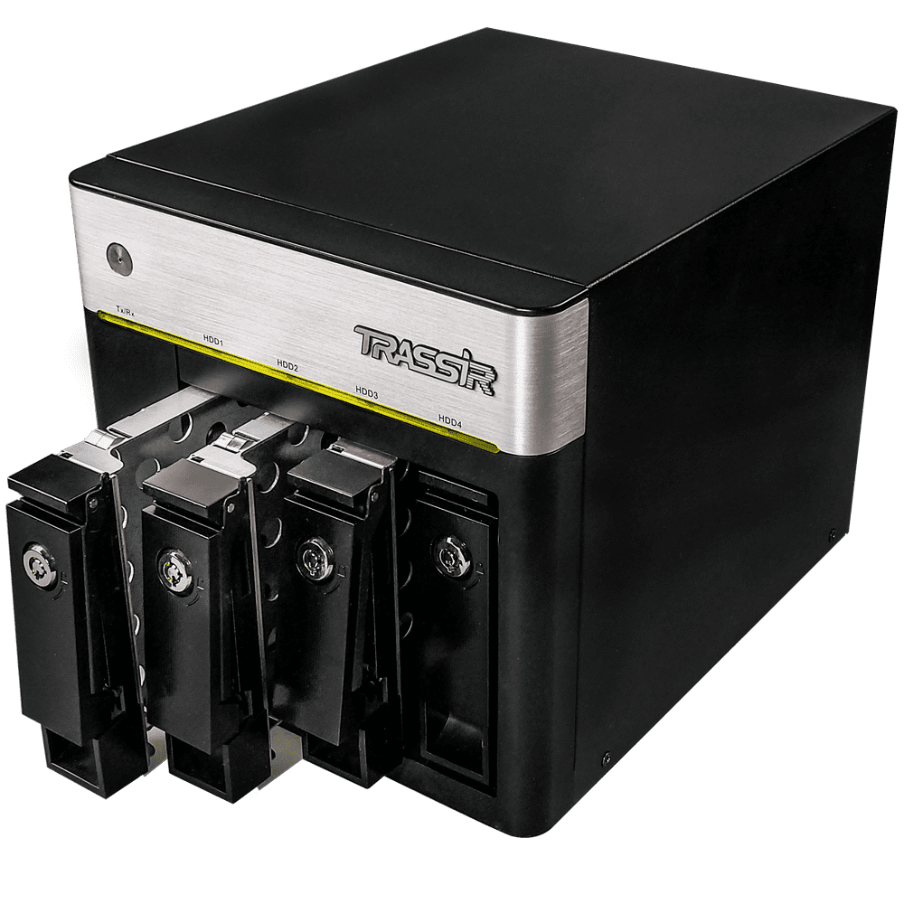 Компактный NVR на 16 каналов под 4 HDD любого объема – TRASSIR DuoStation AnyIP 16