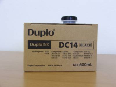 Duplo DC14 Ink Black | 90115 оригинальная краска 600 мл, черный