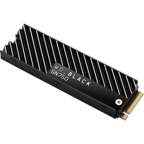 Накопитель SSD M.2 2280 PCIe NVMe 3.0 x4 500Гб Western Digital Black SN750 ( WDS500G3XHC )
