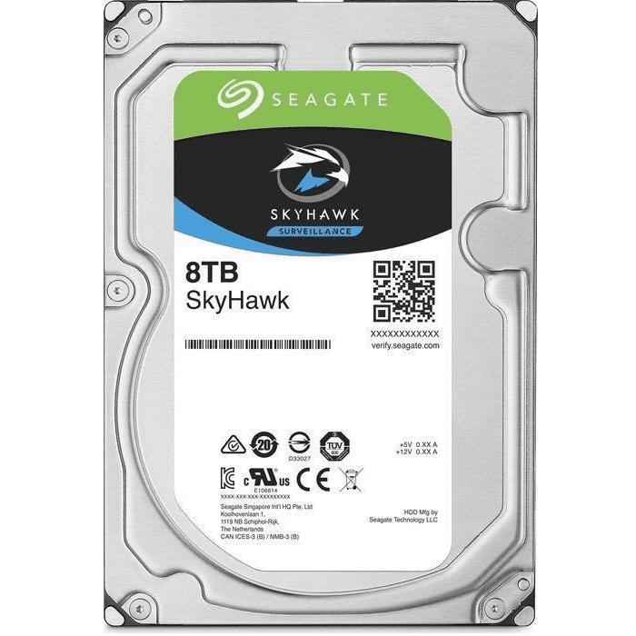 Жесткий диск Seagate ST8000VX004 серии SkyHawk на 8 Тбайт