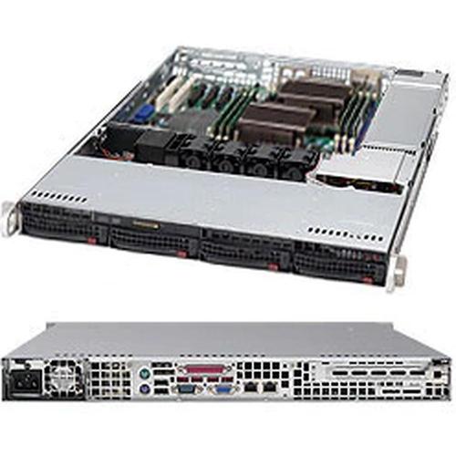 Корпус для сервера SuperMicro 1U 560W BLACK CSE-815TQ-563CB