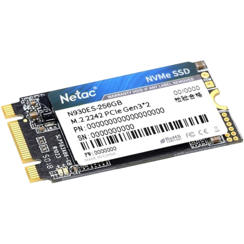 Накопитель SSD M.2 2242 PCIe NVMe 3.0 x4 512Гб Netac N930ES ( NT01N930ES-512G-E2X )