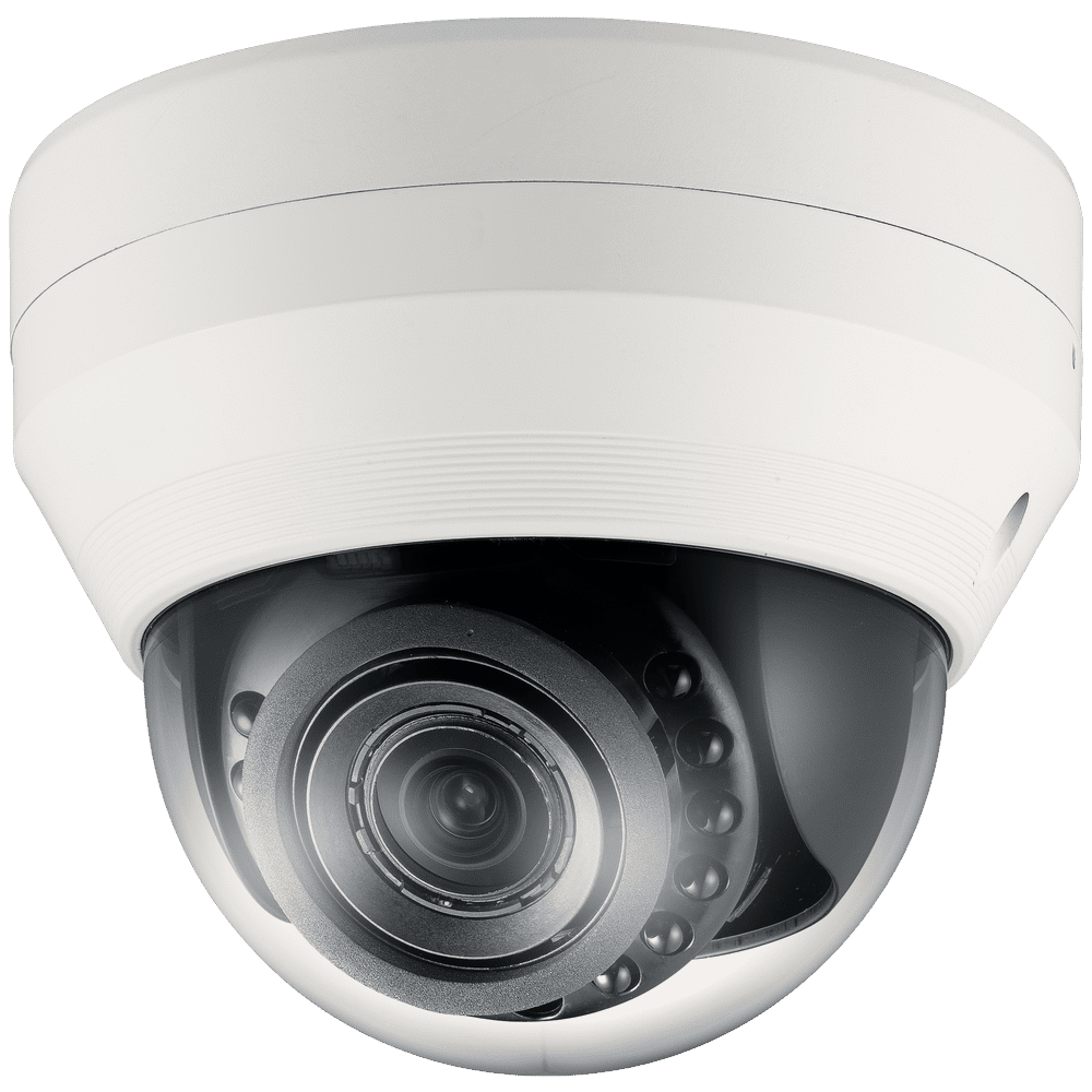 Купольная IP-камера видеонаблюдения Wisenet SND-7084RP с ИК-подсветкой и Motor-zoom