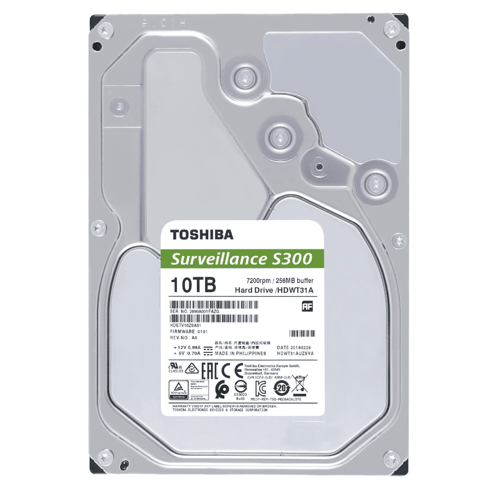 HDD Toshiba HDWT31AUZSVA объемом 10 Тбайт