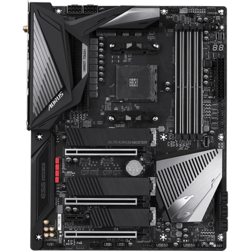 Материнская плата Gigabyte AMD X570 AM4 DDR4 ( X570 AORUS MasterI ) ATX, Ret